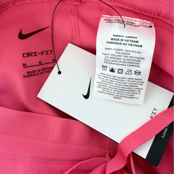 NIKE Running Division 2 In 1  Dri-FIT Running Shorts Aster Pink NEW - Picture 6 of 9